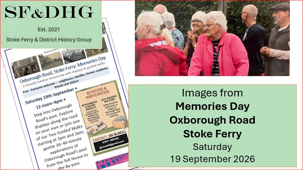 Images (old and new) from the Oxborough Road Memories Day